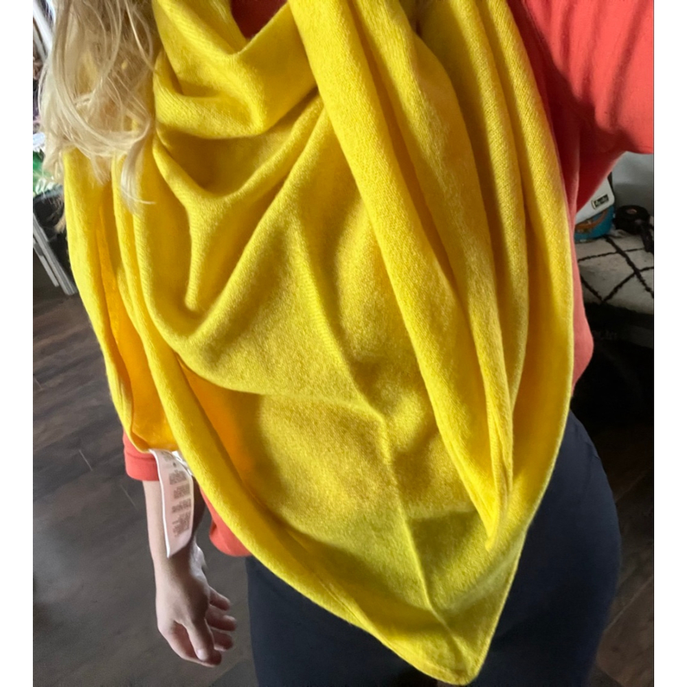 Women's Notshy Cashmere Yellow One Size Cashmere Scarf Wrap